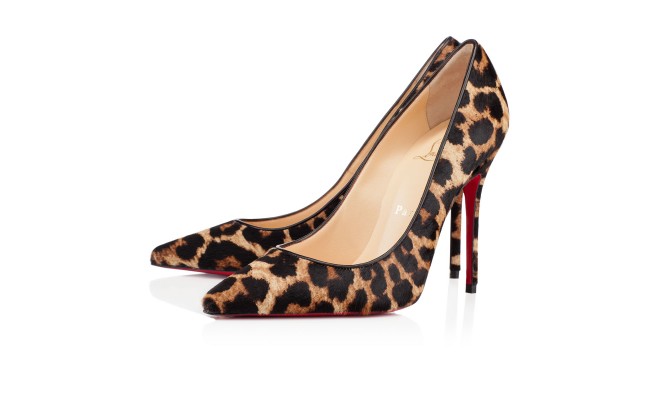 escarpin leopard louboutin